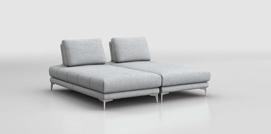 Vigarano - small corner sofa - modular backrests